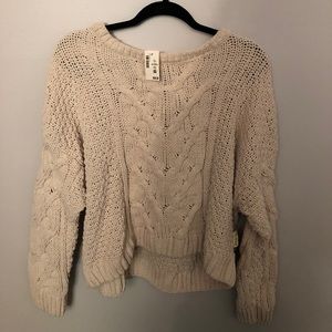 Cream sweater